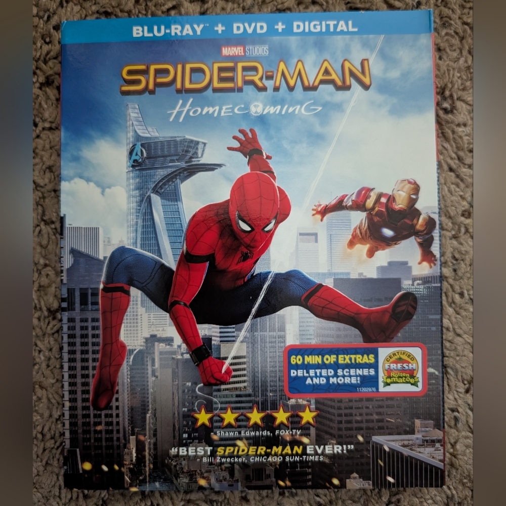 Spiderman Homecoming DVD & Bluray